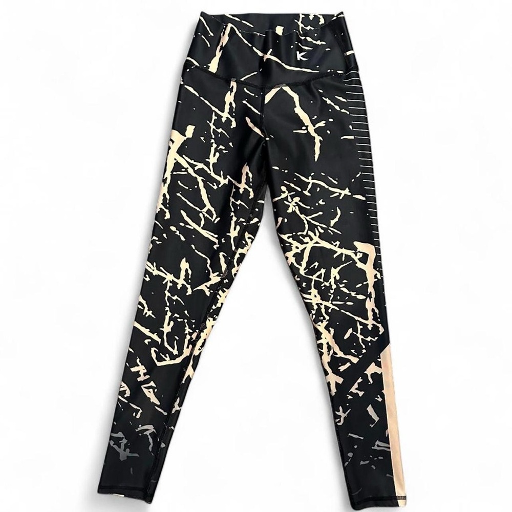 Black Marble Seamless Leggings